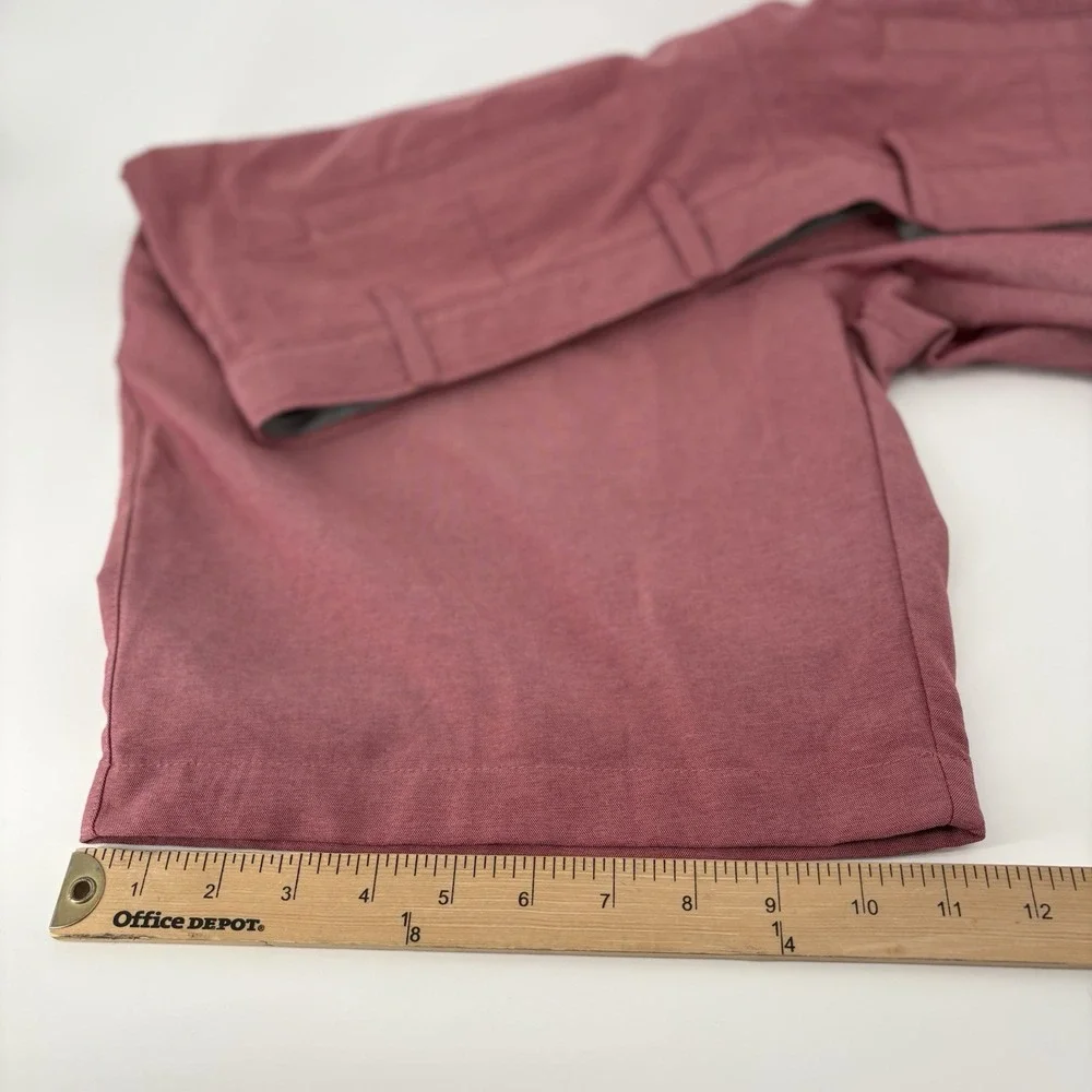 Vintage‎ Caribbean Performance Men's Pink Flat Front Shorts Size 34